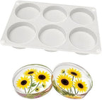 6-Cavity Deep Round Coaster Silicone Molds - Image 6