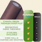 PerkHomy Coffee Kraft Paper Roll 17.5" x 960" - Image 3