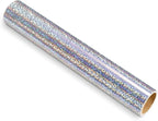 TECKWRAP Sparkle Holographic Silver Vinyl Glitter Permanent Chrome Adhesive - Image 2
