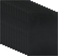 12 Pcs Black Felt Sheets, 8 x 12 Inch, 1mm Thick | Felt Fabric by Moicstiy