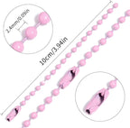 Lemonkey 100Pcs Ball Beads Chains Bulk, 4 Inch Dog Tag Metal Small Chains - Image 2