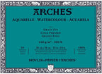 Arches 1795066 Watercolour Block 300 Lb, Cold Pressed by ARCHES