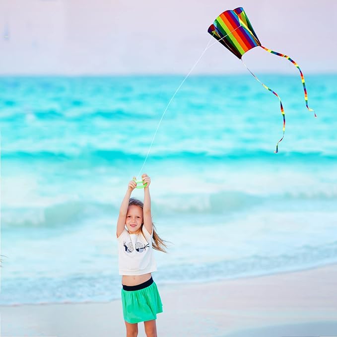 HENGDA KITE for Kids&Adults Rainbow Parafoil Kite - Image 3