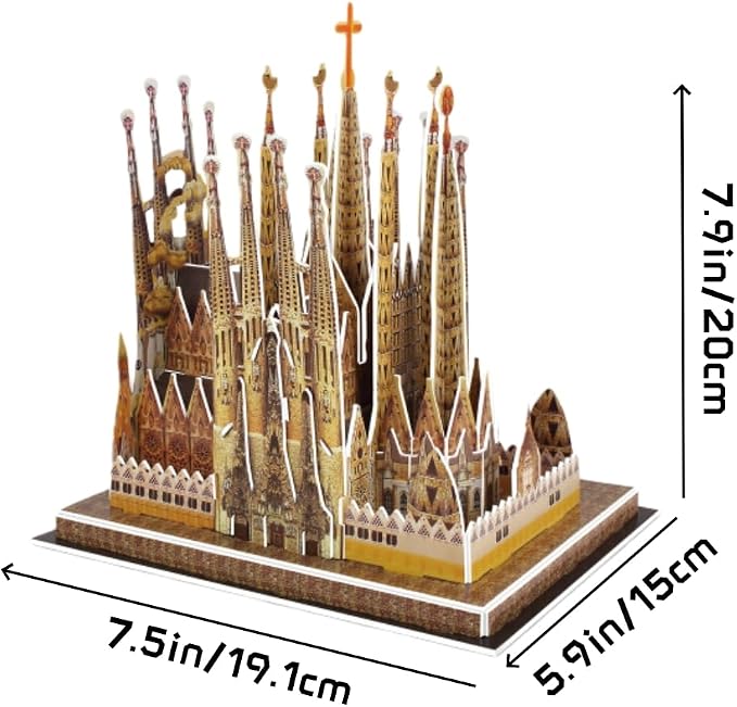 Architecture World Famous of 3D Puzzle.Build Your Own Collection of 17 Global - Image 2