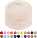 JeogYong Needle Felting Wool, 1.76oz Wool Roving Chunky Wool Yarn, Wet Felting by JeogYong