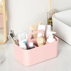 Multiuse Caddy Organizer with Handle, Portable Divided Plastic Tote Bin - Image 3