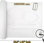 MEARCOOH EVA Foam Cosplay White 12mm Thick Large 35.5" x 59" Sheet Premium High - Image 2