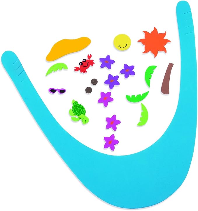 Fun Express Tropical Foam Visor Craft Kit - Image 2
