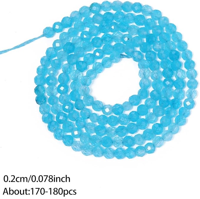 2mm 180pcs Amazonite Stone Tiny Gemstone Beads - Image 3