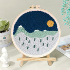 Night Landscape Punch Needle Kit - Image 2