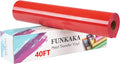 FUNKAKA Red Heat Transfer Vinyl Rolls, Adhesive Glossy HTV Vinyl by FUNKAKA