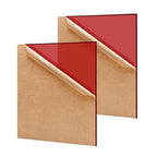 2 Pack 16'' x 20'' Translucent Red Acrylic Sheet, 3mm Thick Acrylic Plastic by Unknown