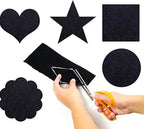 RZJZGZ 13Piece Adhesive Felt Sheet 8.3X11.8in Black Felt Fabric Adhesive Sticky - Image 4