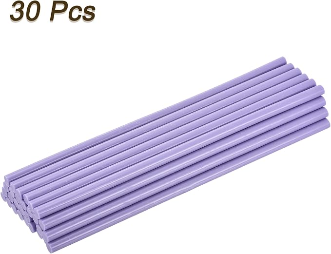 uxcell 30pcs Full Size Hot Glue Gun Sticks 8-inch x 0.27-inch High Sticky Small - Image 3