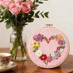 INFUNLY Punch Needle Kit for Beginners Adults Heart Floral Punch Needle Kits - Image 5