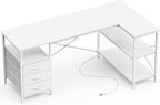 Huuger L Shaped Office Desk by Huuger