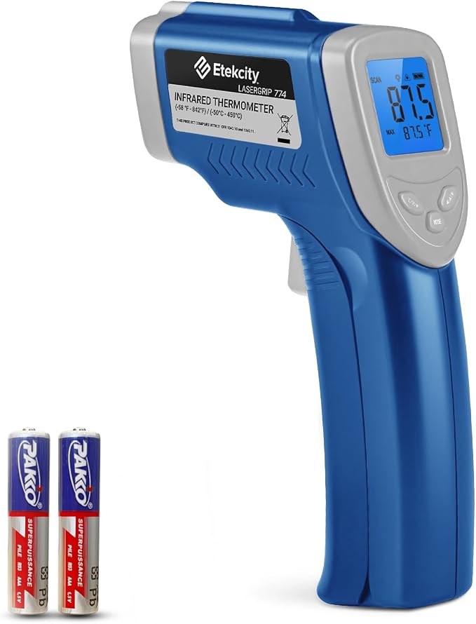 Etekcity Infrared Thermometer Upgrade 774, Heat Temperature Temp Gun by Etekcity