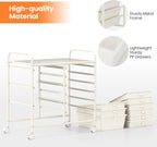 Giantex 9 Drawers Rolling Cart, Classroom Organizers, Storage Cart - Image 7