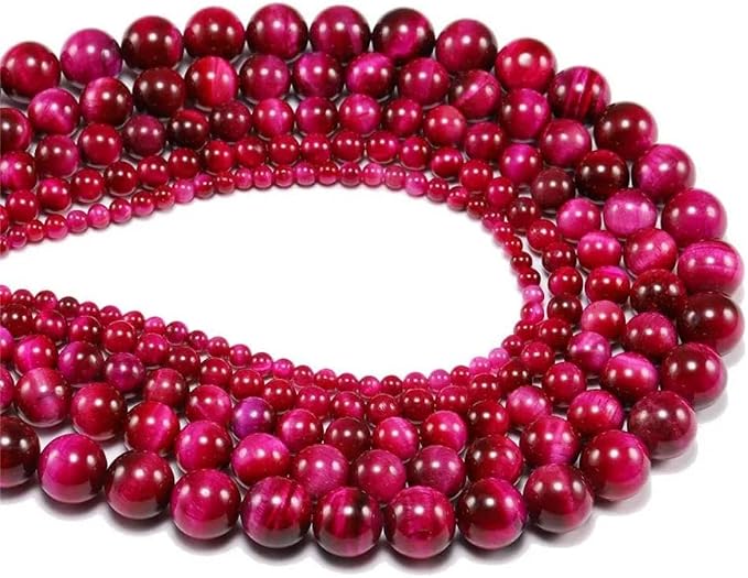 Zenkeeper 108Pcs Rose Tiger Eyes Spacer Loose Beads Bulk - Image 6