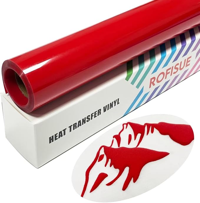 Red Puff 3D Heat Transfer Vinyl, and DIY Crafts by Unknown