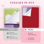 Tintnut Cherry Red Permanent Vinyl 8 Sheets 12''x10'' Adhesive Vinyl | Solid - Image 4