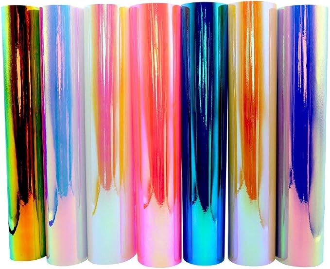 TECKWRAP Holographic Opal Craft Vinyl 12" x 12" 7 Sheets/Pack - Image 8