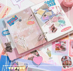 Girl's Korean Retro Sticker Book, Dessert Party Theme - Image 3