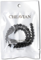 6mm 60PCS Black Lava Volcanic Stone Gemstone Round Loose Beads - Image 5