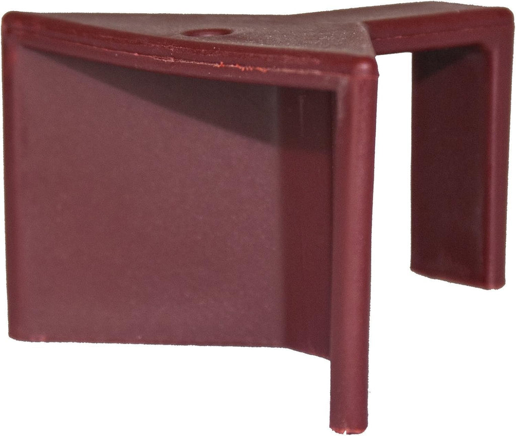 Modern Door Stop – Plastic Door Stopper for Hinged- Easy Install Mounted Hinge Stop Restrictor - Opening Stopper Wedge for Home - Ideal for Hotels, Hospitals & Schools - Red