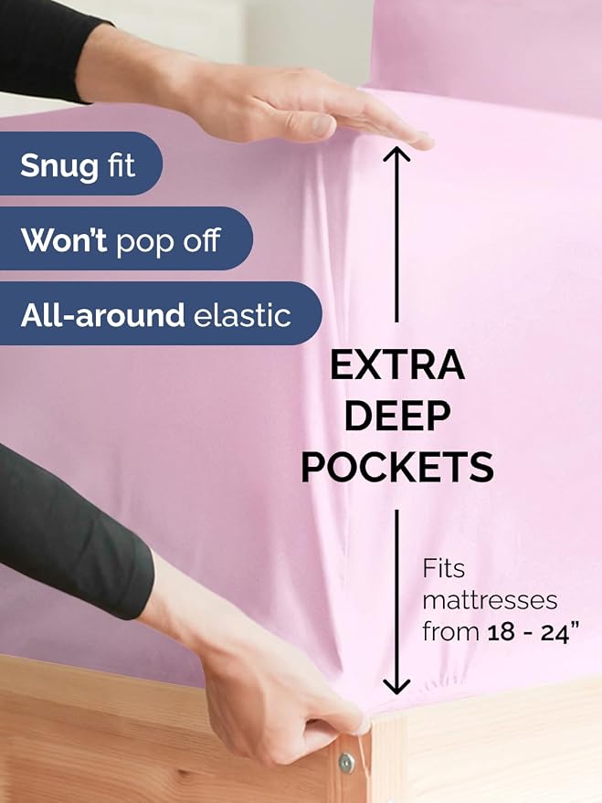 Extra Deep King Fitted Sheet - Image 2