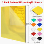 Mirror Acrylic Sheets 1/8 ” Thick - Image 2