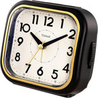 Tinload 4.3" Vintage Retro Analog Alarm Clock, Super Silent Non Ticking Clock - Image 7