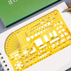 Utoolmart 4355 Architectural Drawing Template Ruler, Designers and Students - Image 6