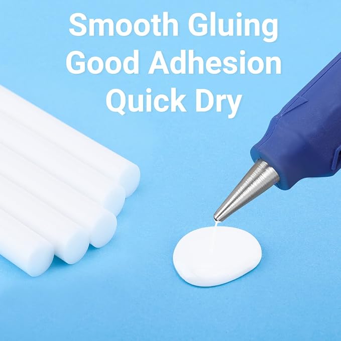 72 Pack White Hot Glue Sticks Bulk, 4 x 0.43 in High and Low Temp Adhesive Glue - Image 3