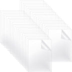 Queekay 40 Pcs 5 x 7 Inch Clear Acrylic Sheet 0.04'' Thick Plastic Blank by Queekay