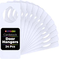 Hygloss Cardstock Door Knob Hanger Blank White by HyglossProductsInc