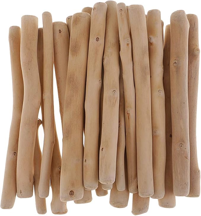 Prettyia 250g 150mm Natural Driftwood Pieces Craft Sticks Small - Image 3