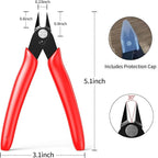 BOENFU Precision Wire Cutter Zip Tie Cutters Flush Cutters Nippers Small Side - Image 6