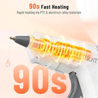 Katerk 3.7V Cordless Hot Glue Gun Kit - Image 3