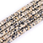 152pcs 4x2mm Genuine Dalmatian Jasper Heishi Disc Rondelle Spacer Stone Semi by LIFAVOVY