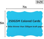 50 Pack Blank Kraft Greeting Cards, 5x7IN | Thick Cardstock Paper, - Image 2