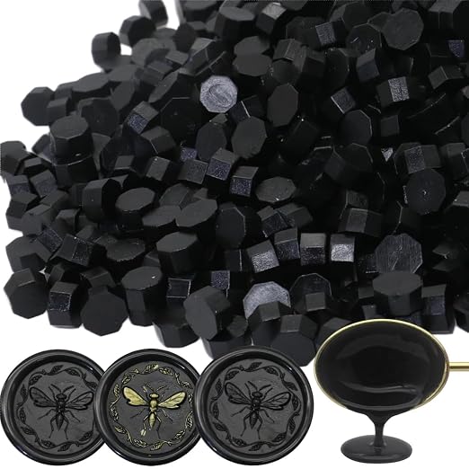 300 Pcs Wax Seal Beads, Sealing Wax Beads, Refilling Octagon Wax Sealing Beads by Unknown