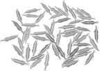ALIMITOPIA 100pcs Alloy Feather Charms Pendants Easter Angel Wing Feather by ALIMITOPIA