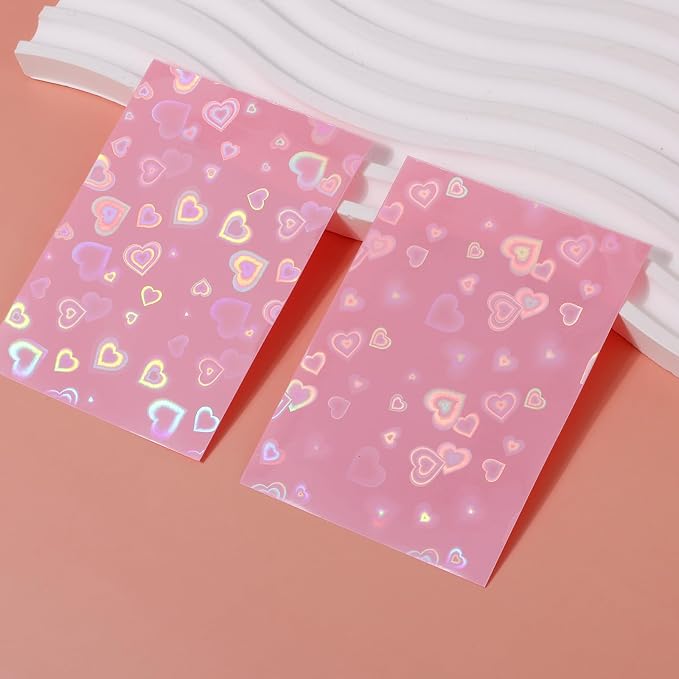 Penitue Photocard Sleeves, Holographic Foil Cover | Photocard Sleeves - Image 4