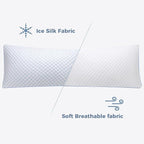 OSBED Cooling Adjustable Shredded Memory Foam Body Pillow - Image 7