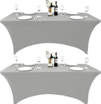 109 2-Pack 4ft Spandex Table Covers by Unknown