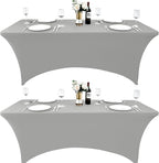 112 2-Pack 6ft Spandex Table Covers by Unknown