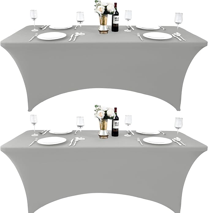 112 2-Pack 6ft Spandex Table Covers by Unknown
