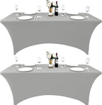 115 2-Pack 8ft Spandex Table Covers by Unknown