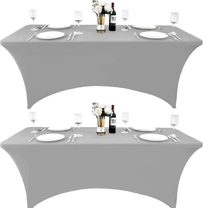 115 2-Pack 8ft Spandex Table Covers by Unknown